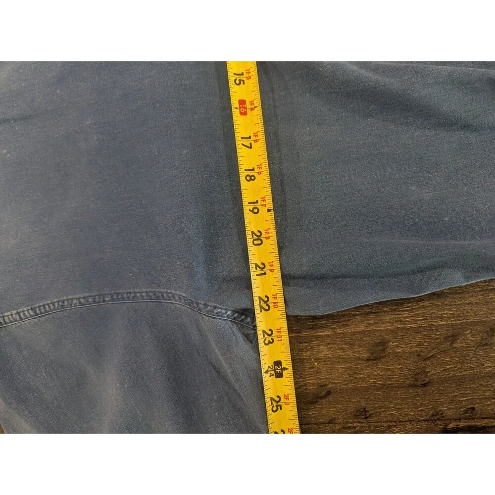 Banana Republic Vintage 80s 90s Denim Shirt Sz Large Tranisitional Era Y2k